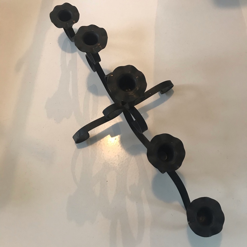 Vintage Iron Metal Centerpiece